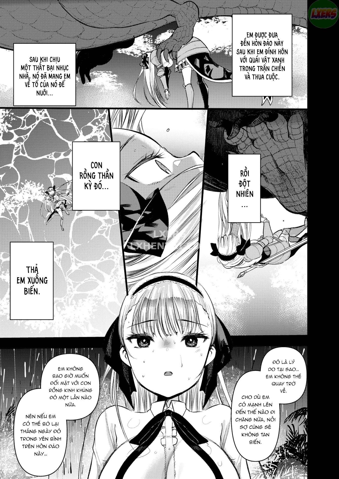 Đọc truyện hentai Cuộc sống thư thái nơi đảo hoang cùng cô Kỵ sĩ công chúa Level 1 - Chap 9