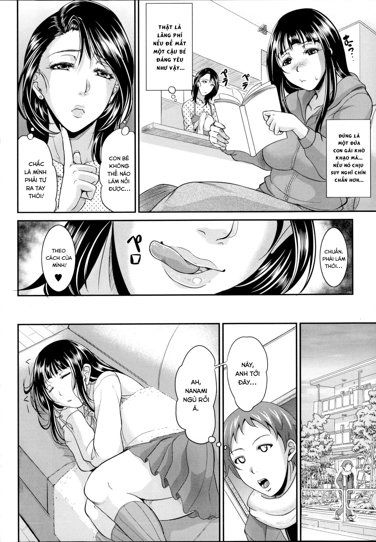 Đọc truyện hentai Kế hoạch giữ lại con rể. - Oneshot