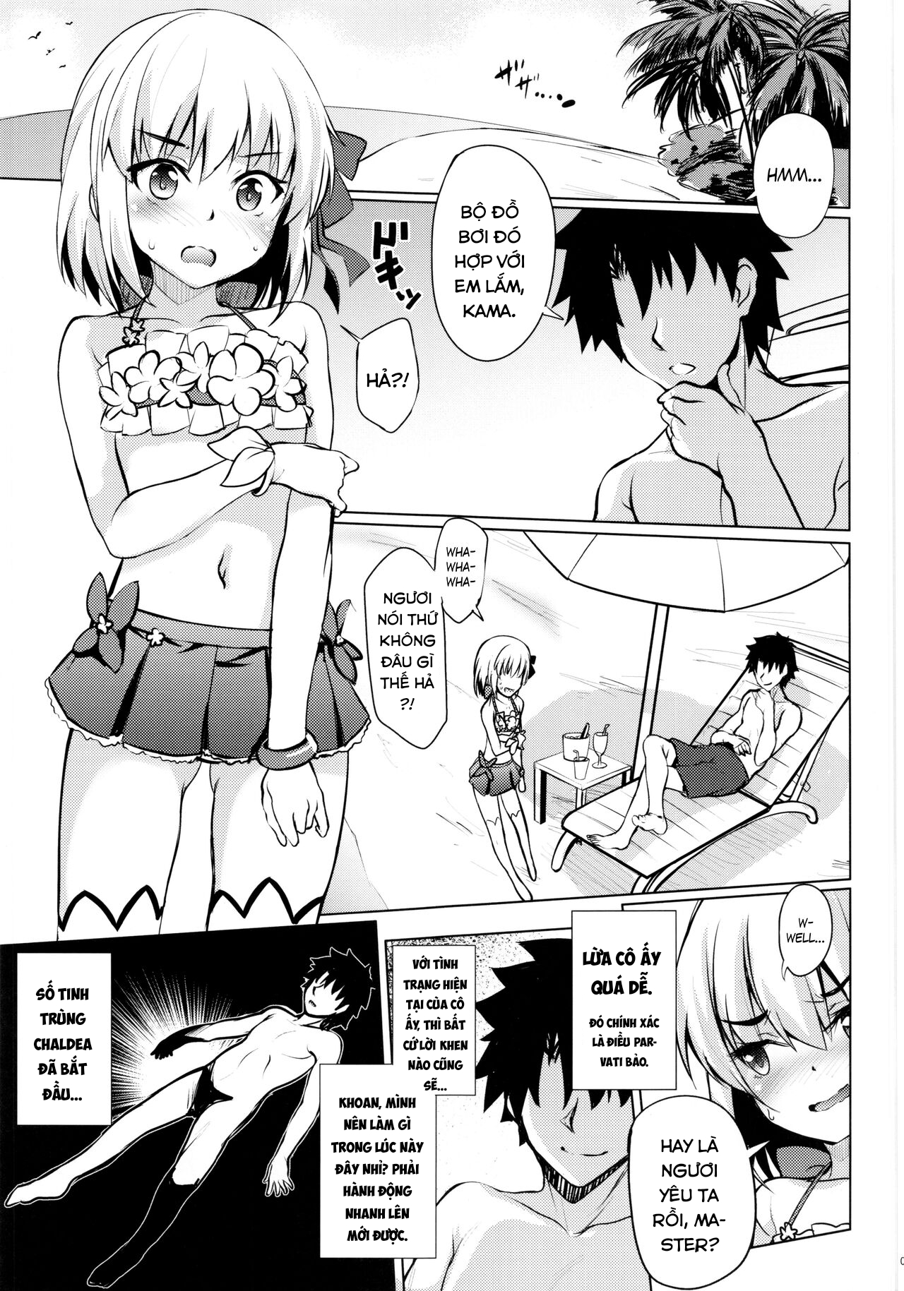 Đọc truyện hentai Kama rất dễ bị lừa. - Oneshot