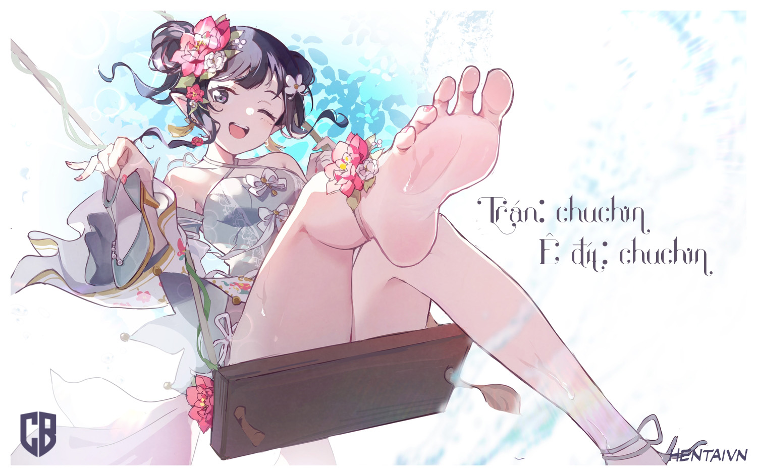 Đọc truyện hentai Tsukiyo ni Negai o Komete - Oneshot