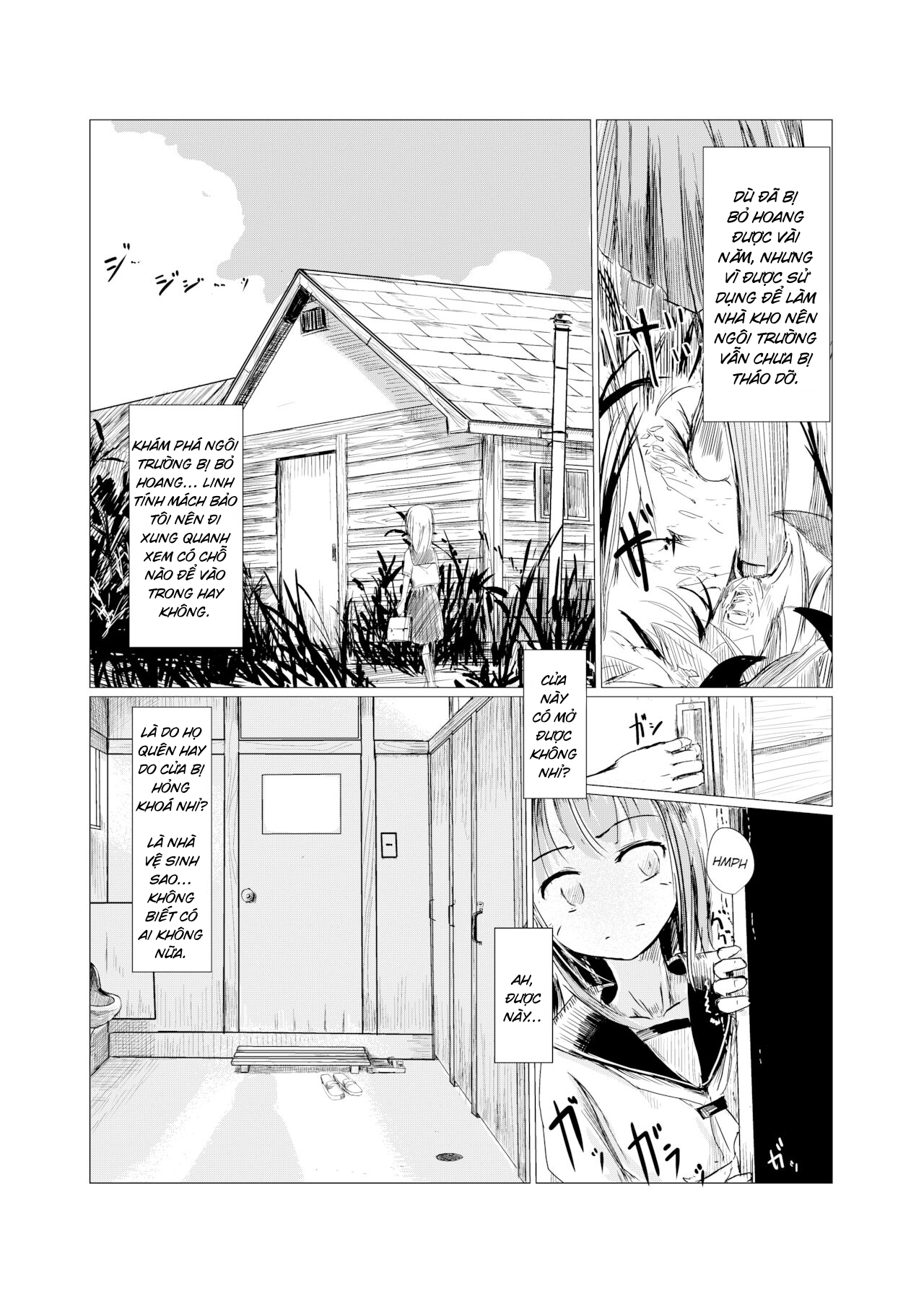Đọc truyện hentai Cô gái và ngôi trường bị bỏ hoang - Chap 1
