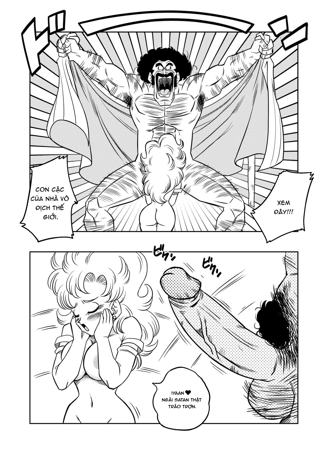 Đọc truyện hentai Huấn luyện bí mật của Mr Satan (Dragon Ball Z) - Oneshot