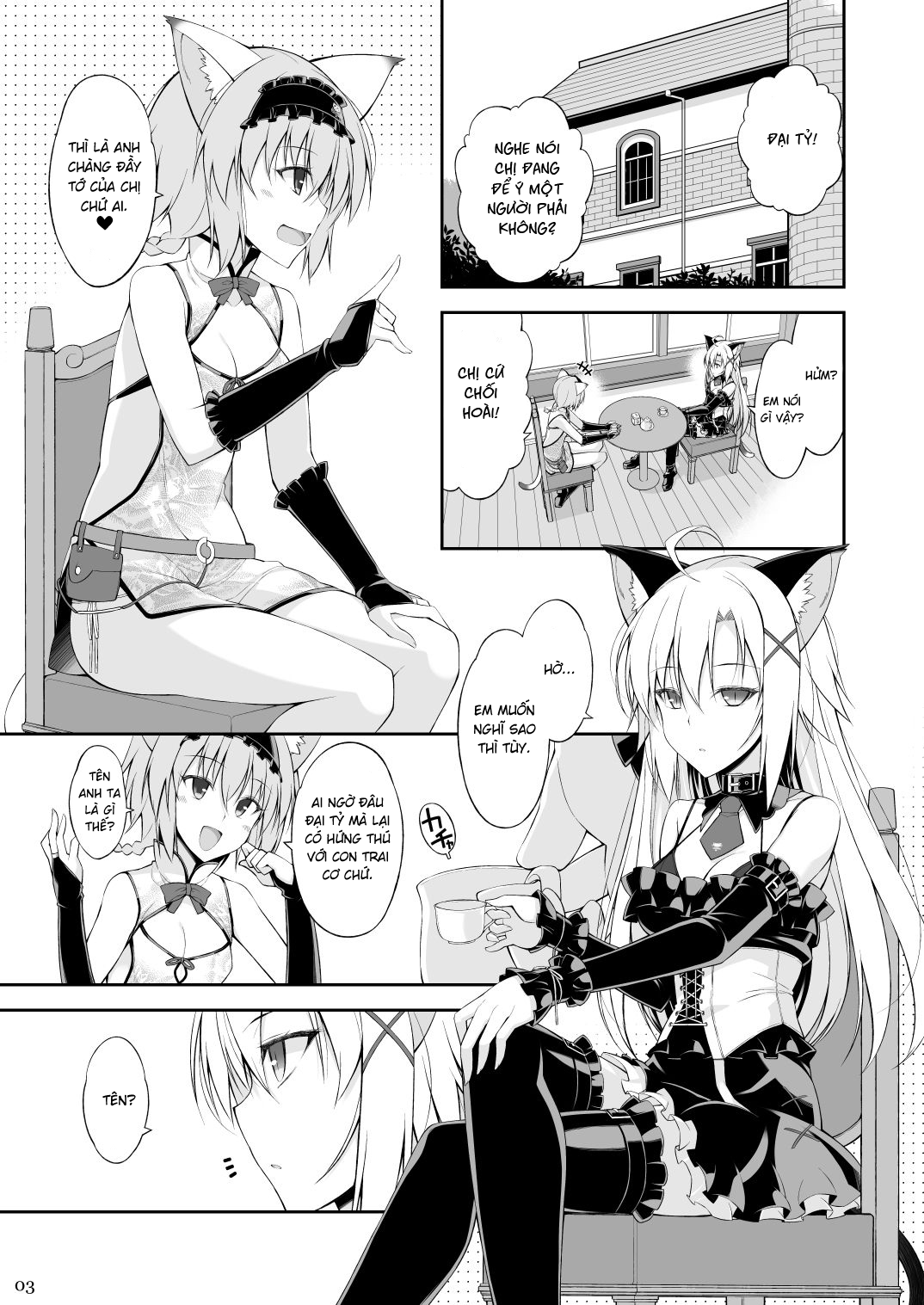 Đọc truyện hentai Mèo Và Đầy Tớ - Chương 2