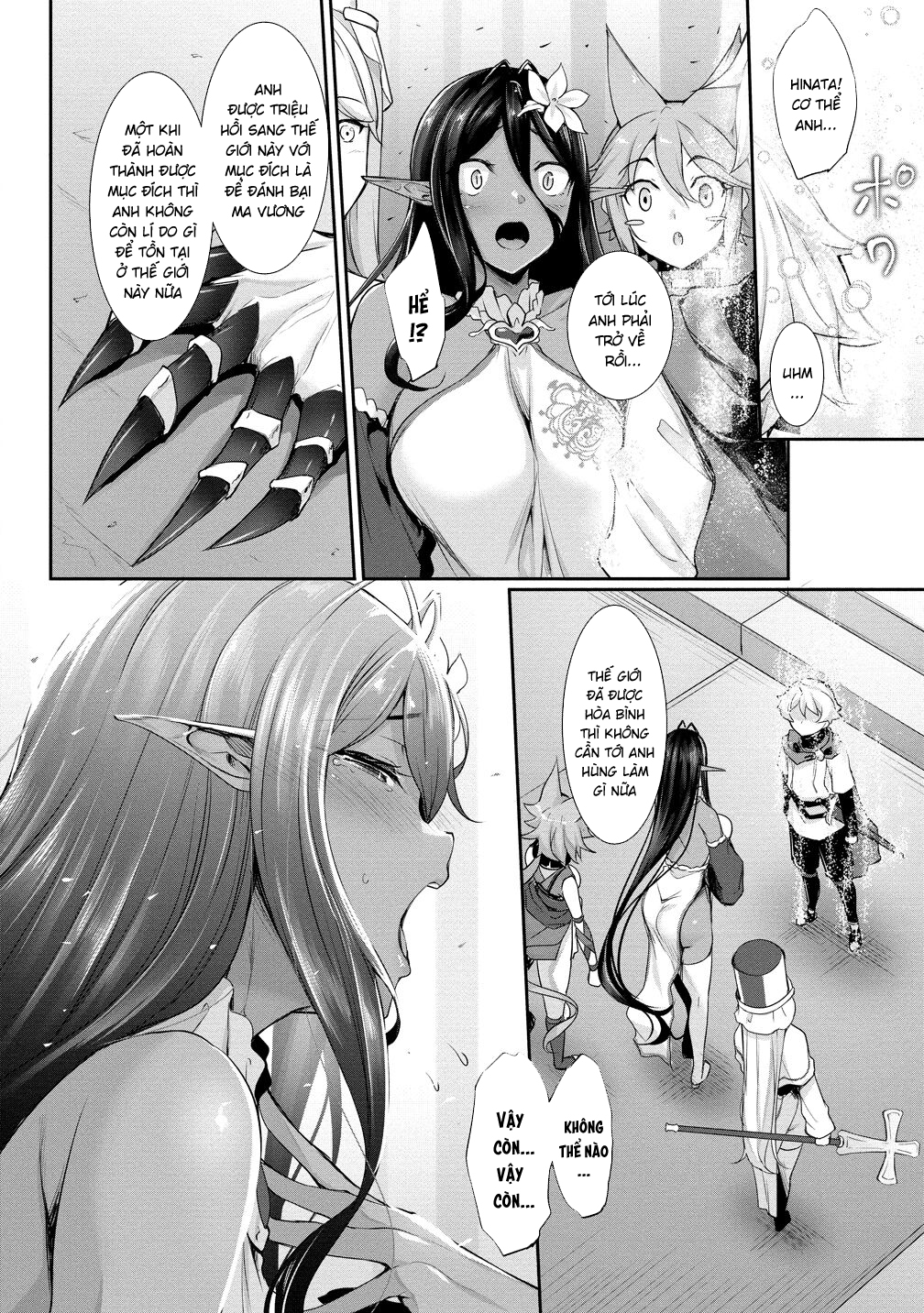 Đọc truyện hentai Cô nàng Dark Elf vì quá yêu tôi mà theo đuổi tôi từ thế giới khác - Chap 3