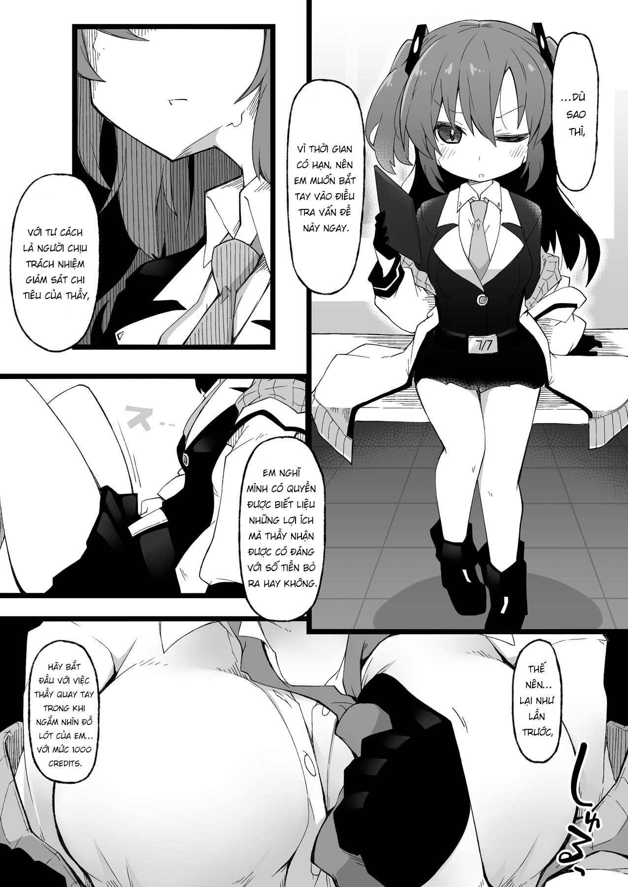 Đọc truyện hentai Sensei và Hayase Yuuka - Oneshot