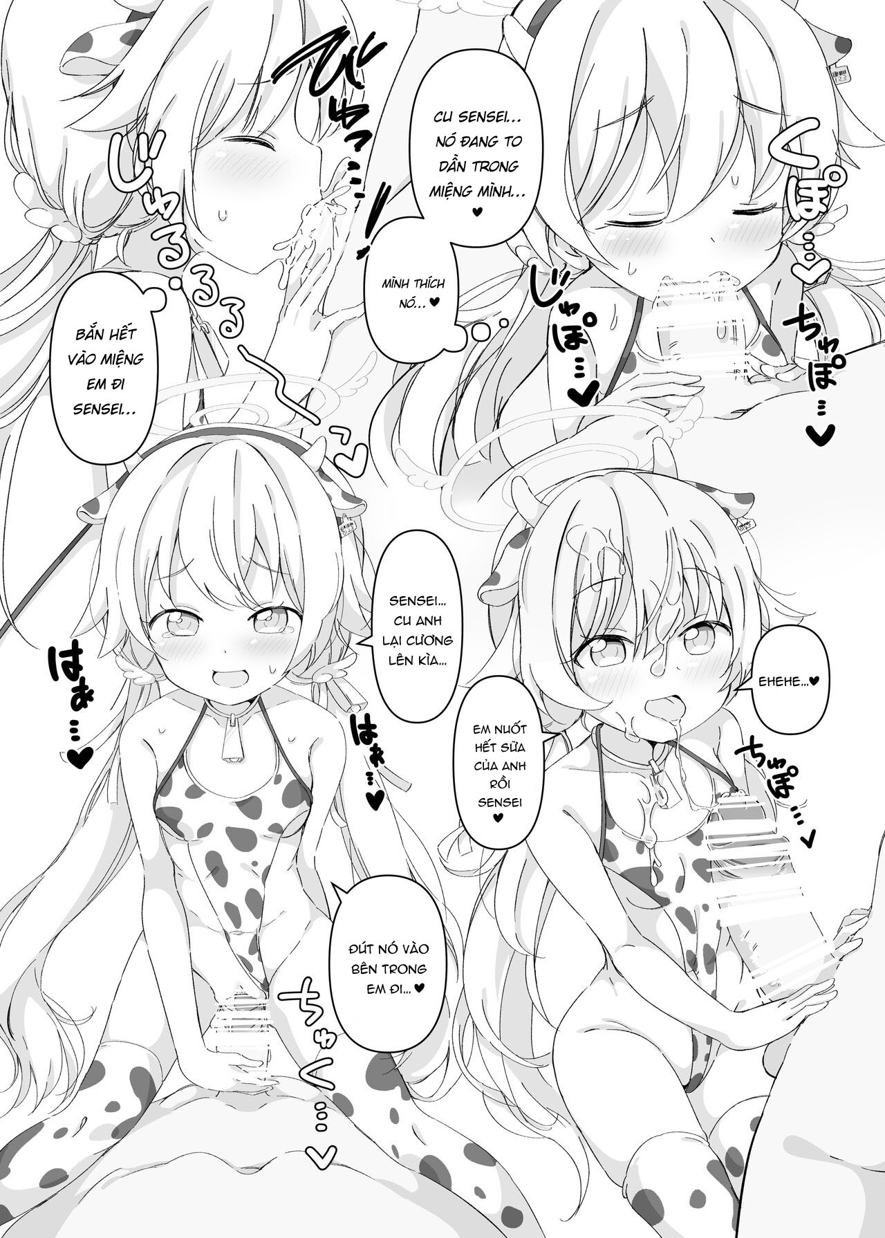 Đọc truyện hentai Ngành Công Nghiệp Sữa Của Blue Archive - Oneshot