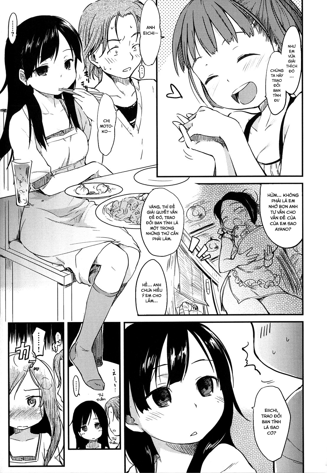 Đọc truyện hentai 2x2 + 1x1 - Chap 1: 2x2
