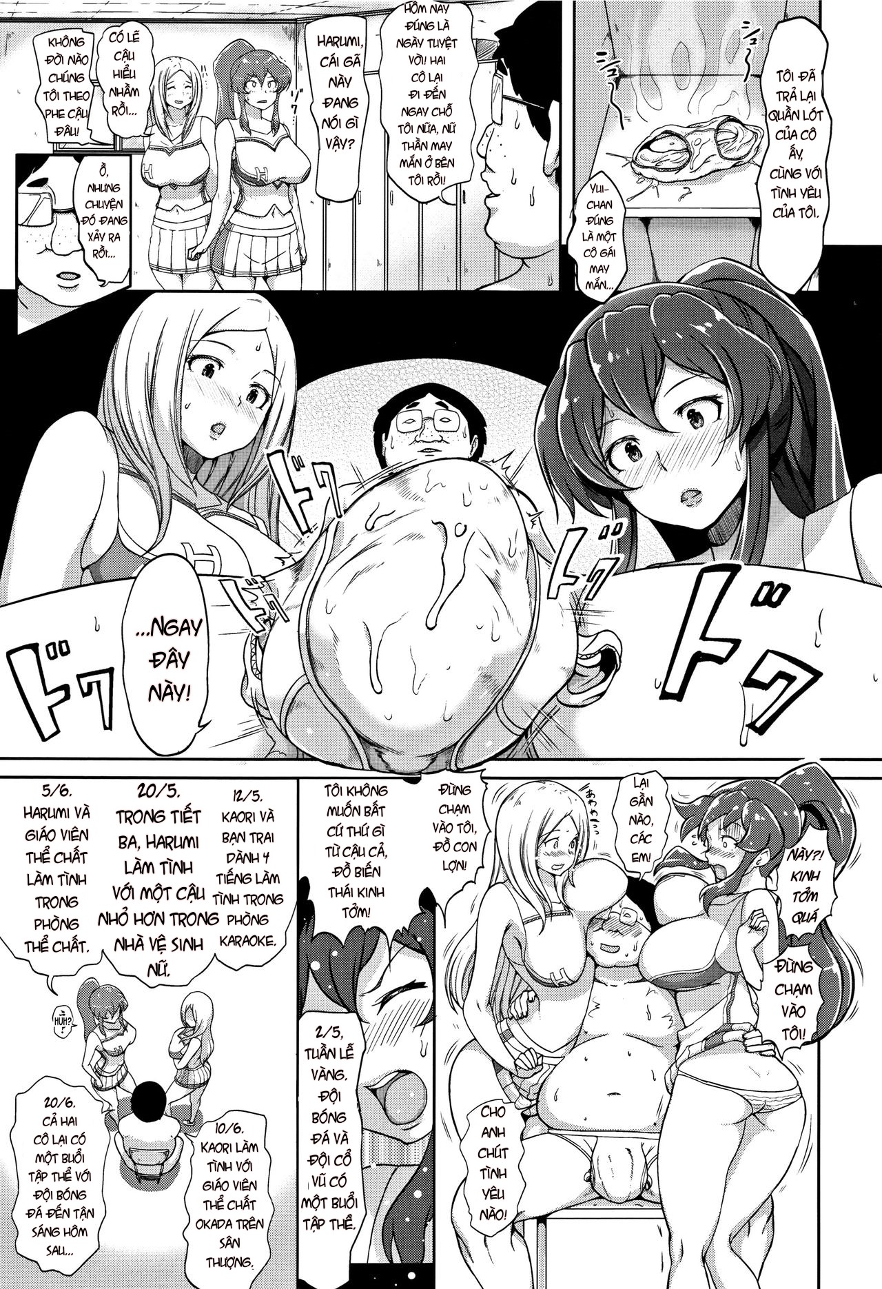 Đọc truyện hentai Inshuu Cheer Girl Oneshot