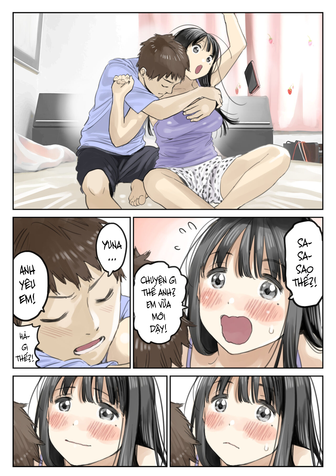 Đọc truyện hentai Phát hiện sừng khi xem trộm điện thoại bạn gái (Phần 2) - Chap 1: Quay đầu là bờ