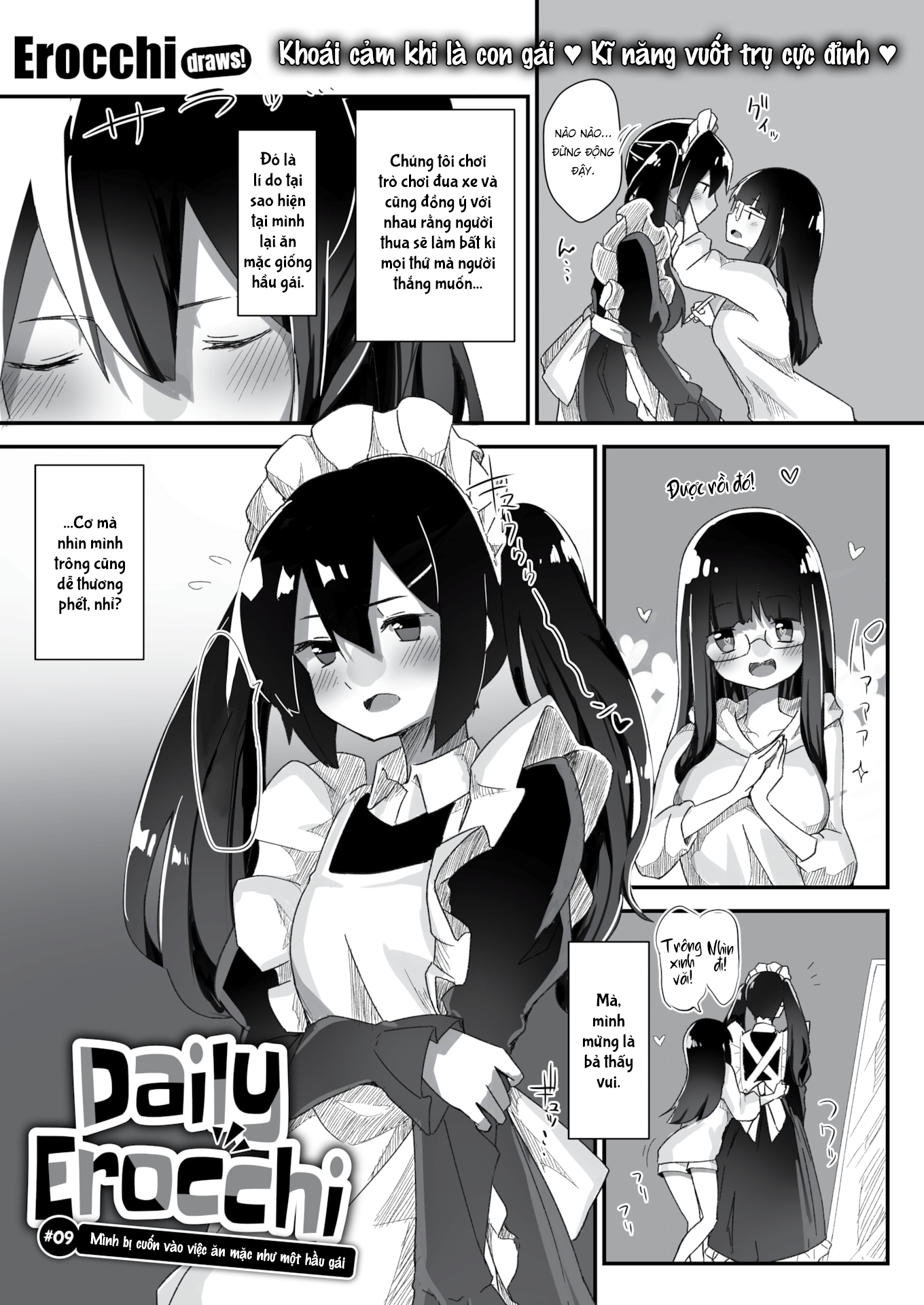 Đọc truyện hentai Hoan lạc mỗi ngày - Chap 9 - Mình bị cuốn vào việc ăn mặc như một hầu gái