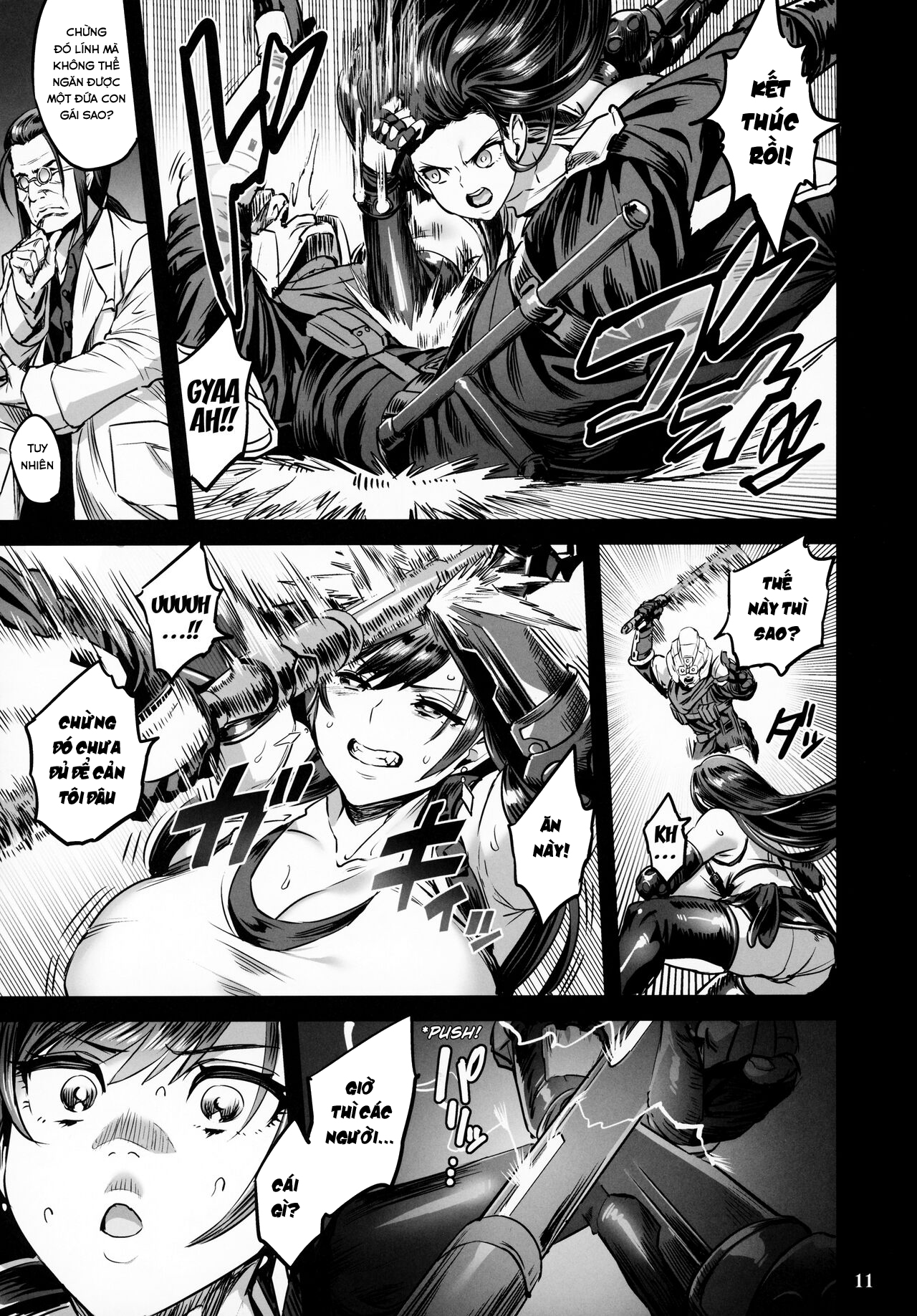 Đọc truyện hentai Deka Chichi Terrorist no Kousei Kouhai Jikken (Final Fantasy VII) - Oneshot