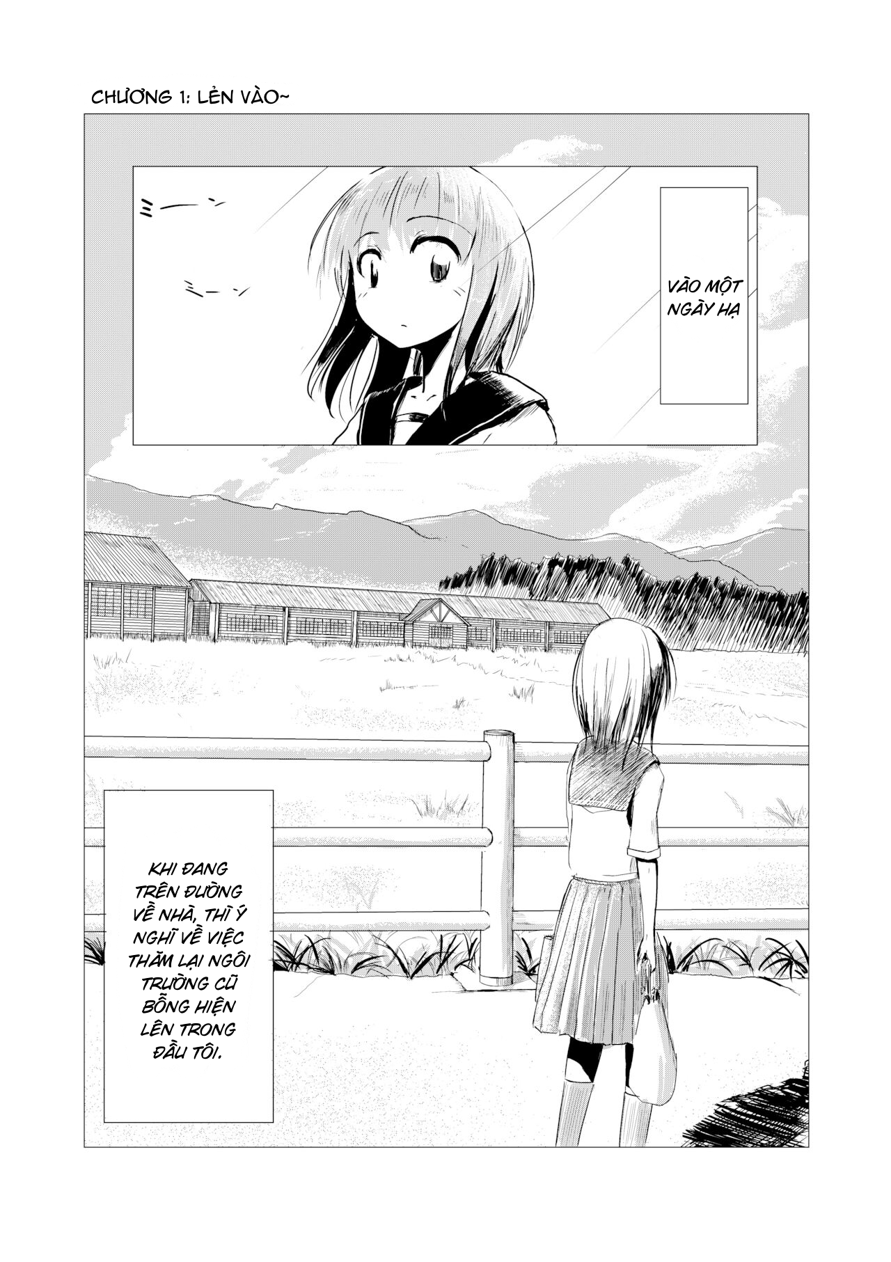 Đọc truyện hentai Cô gái và ngôi trường bị bỏ hoang - Chap 1