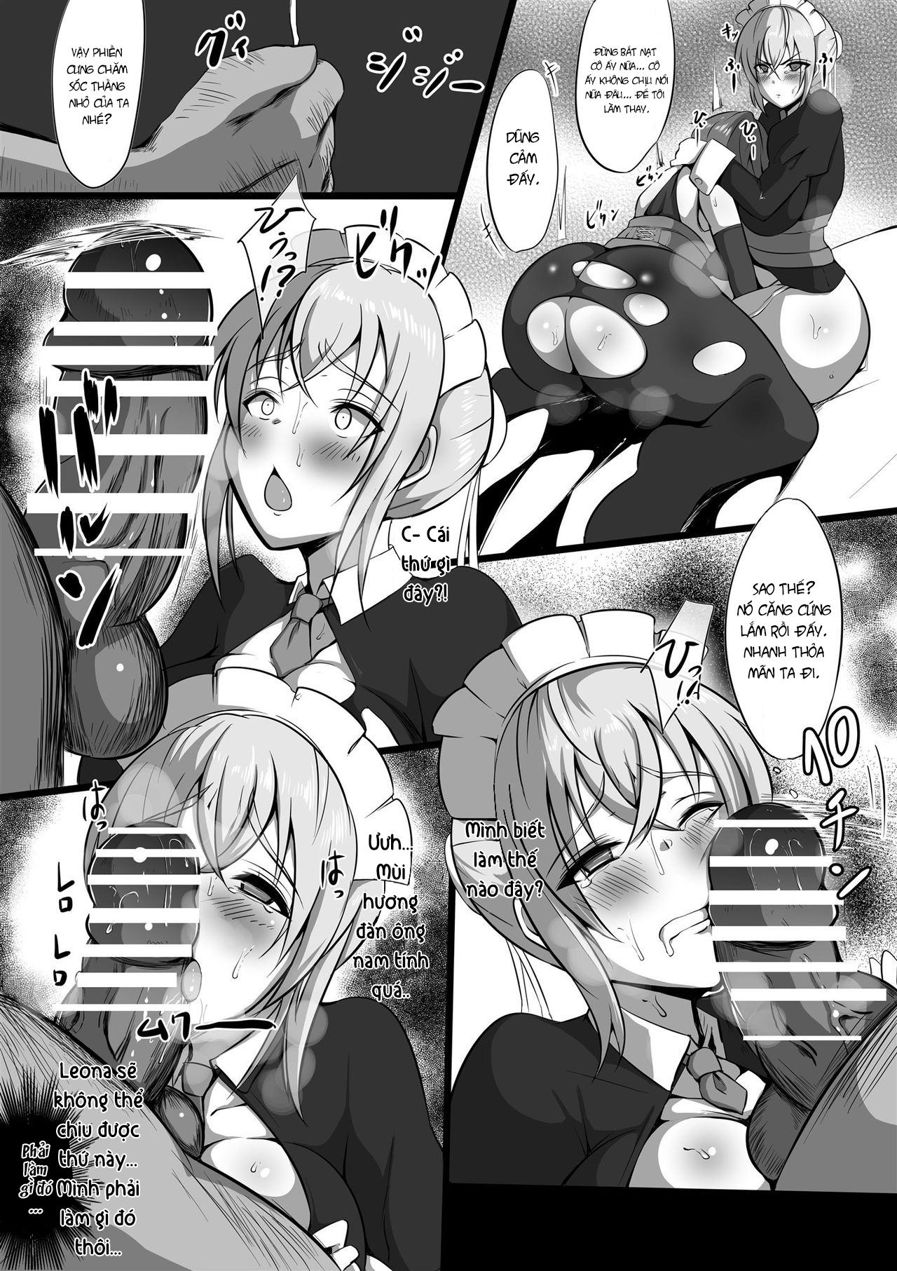 Đọc truyện hentai Hai nàng hầu ngọt nước - Oneshot