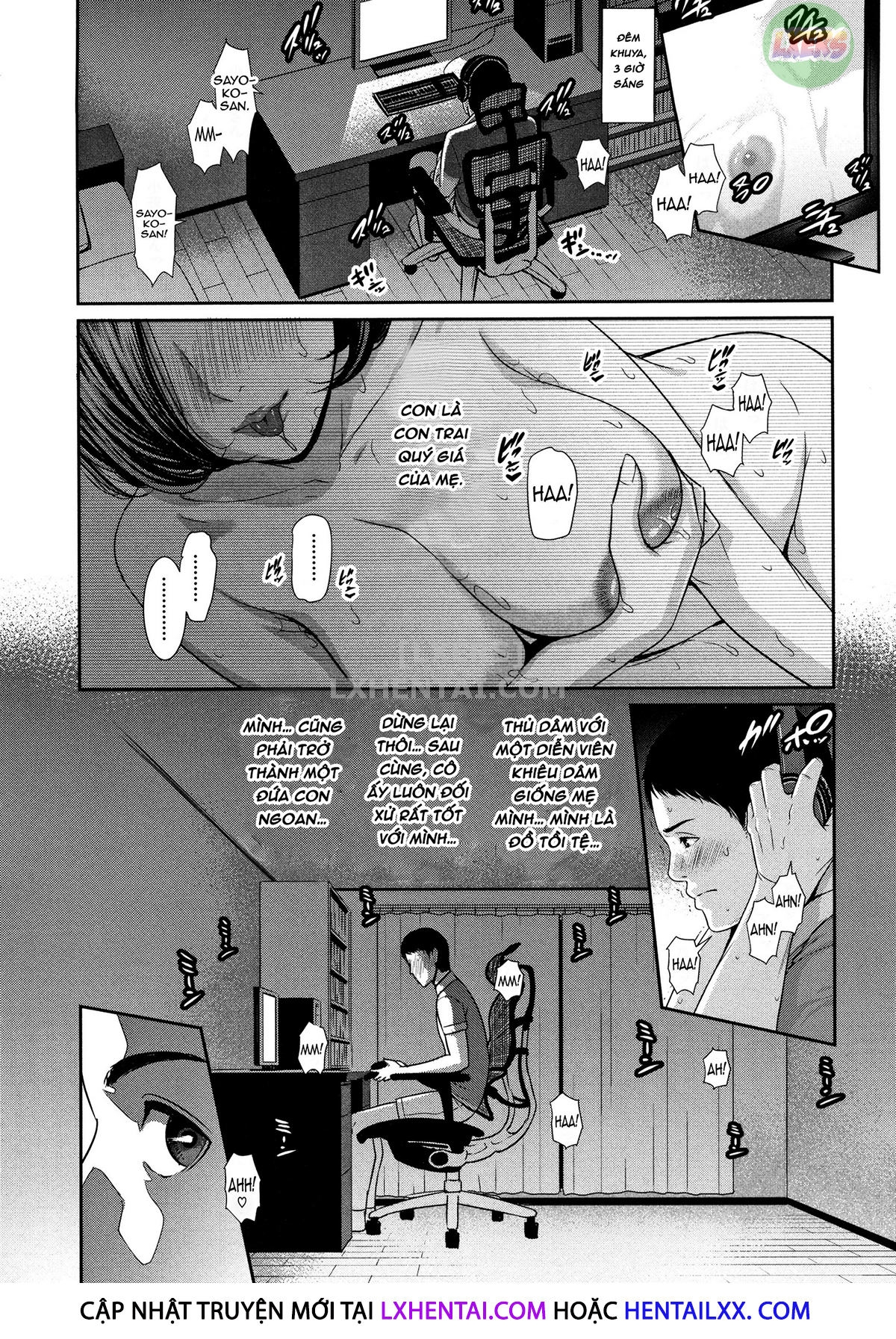 Đọc truyện hentai Drowning in Sex With Mom - Chap 1
