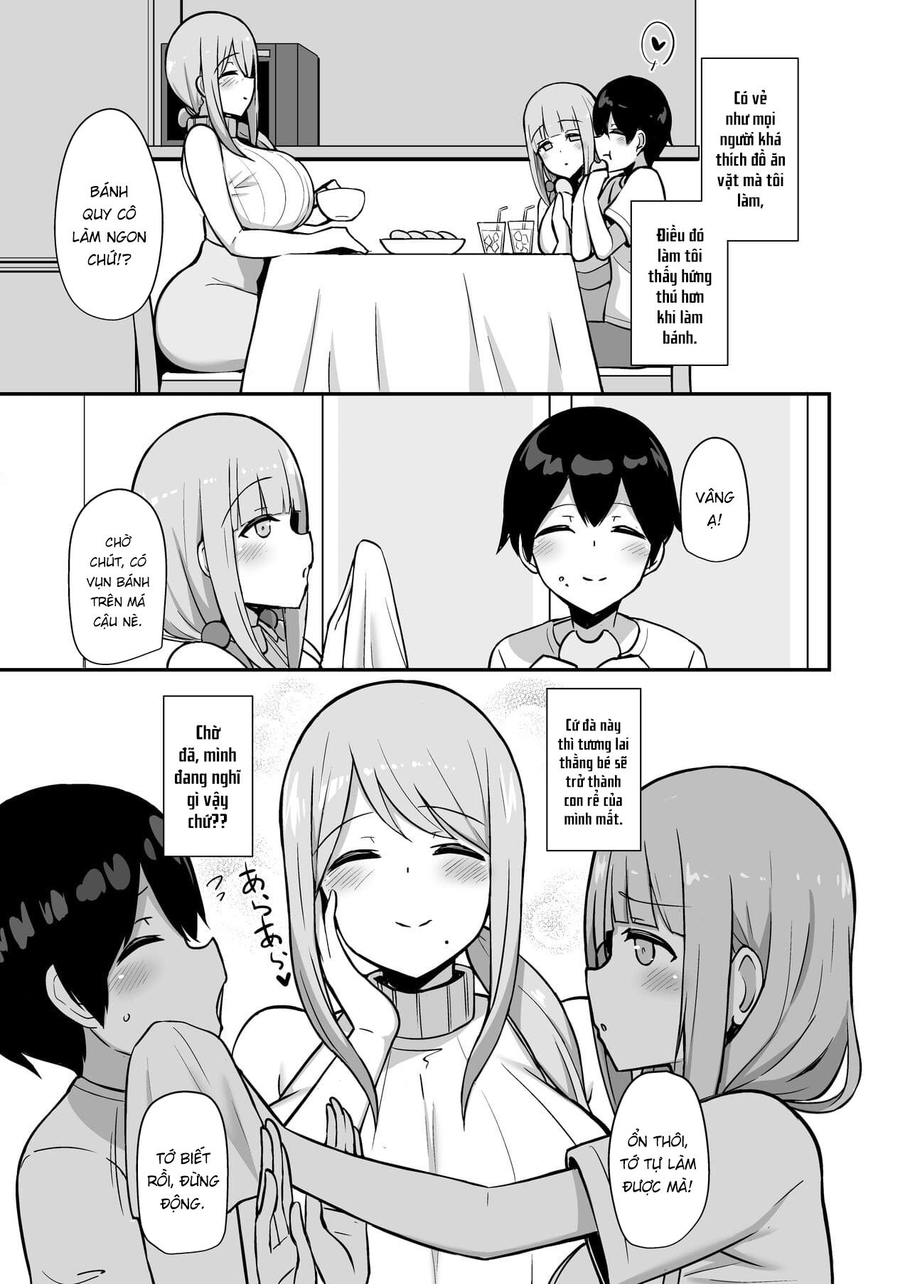 Đọc truyện hentai Ara-ara Mama to Seikou - Oneshot