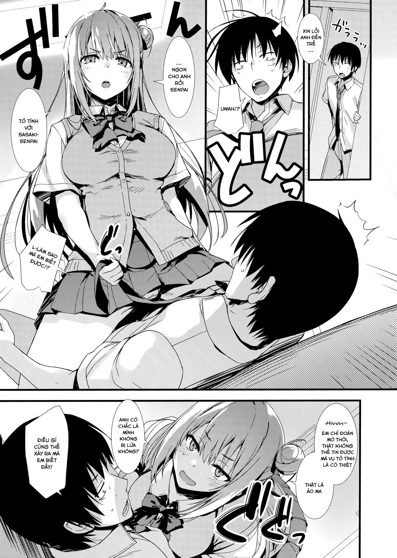 Đọc truyện hentai Echi Echi Kouhai-Chan! - Oneshot