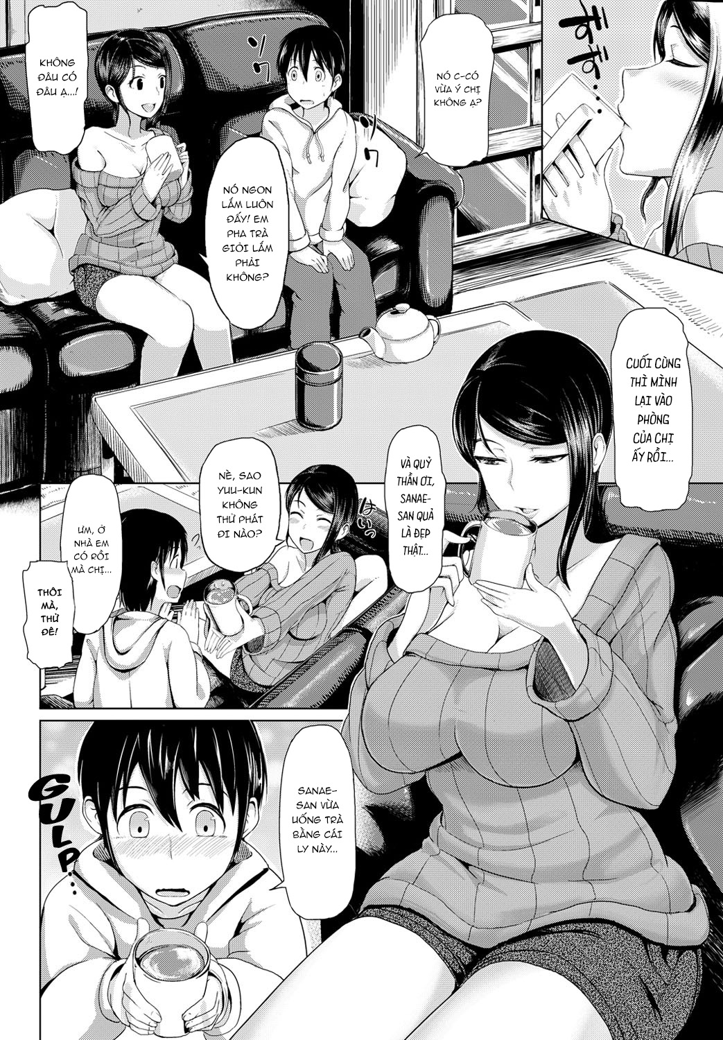 Đọc truyện hentai Người phụ nữ nhà bên - Oneshot