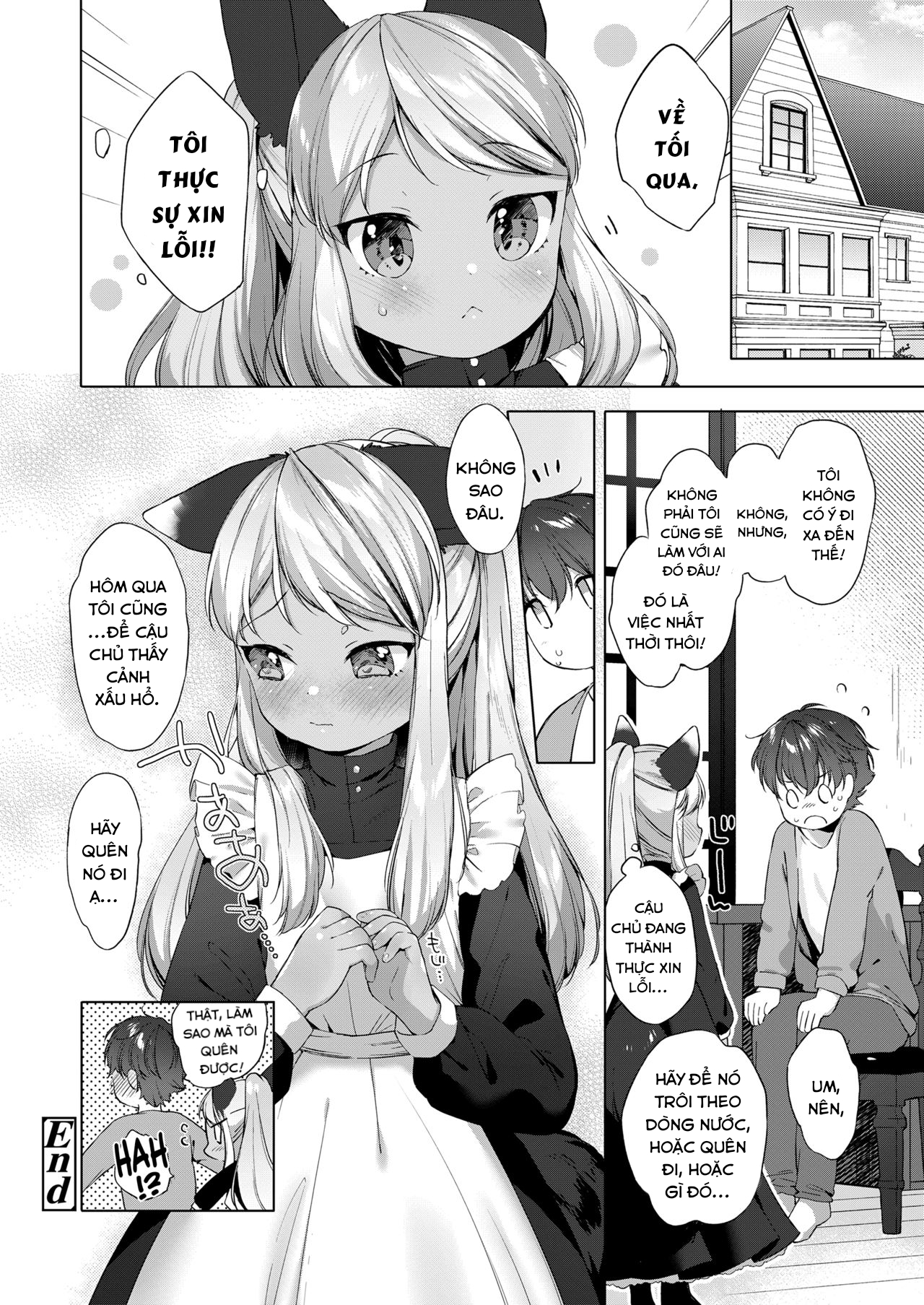 Đọc truyện hentai Kahogo Maid no Kokoro Ko Shirazu - Oneshot