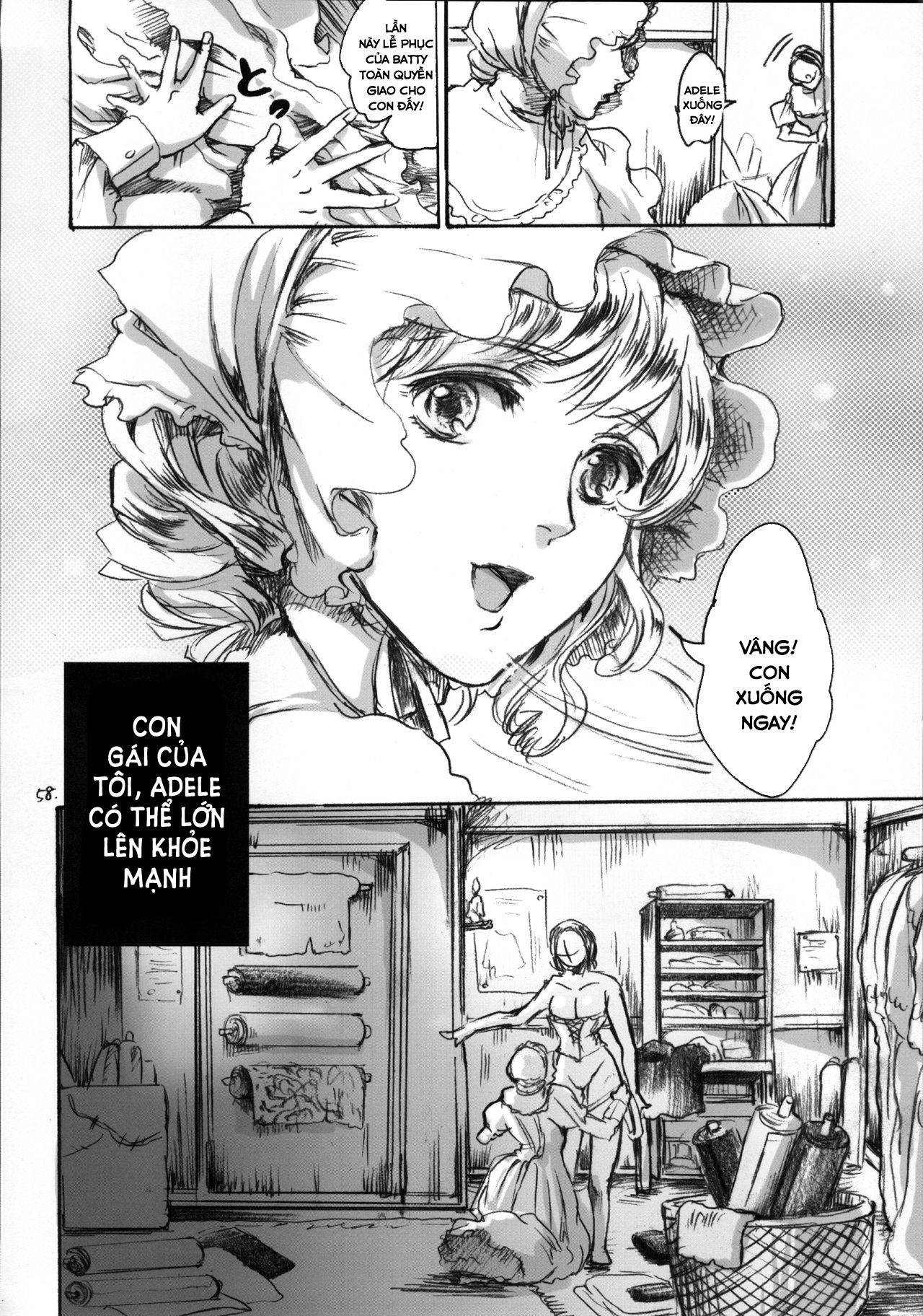 Đọc truyện hentai Daraku to Ryoushin - Chap 3