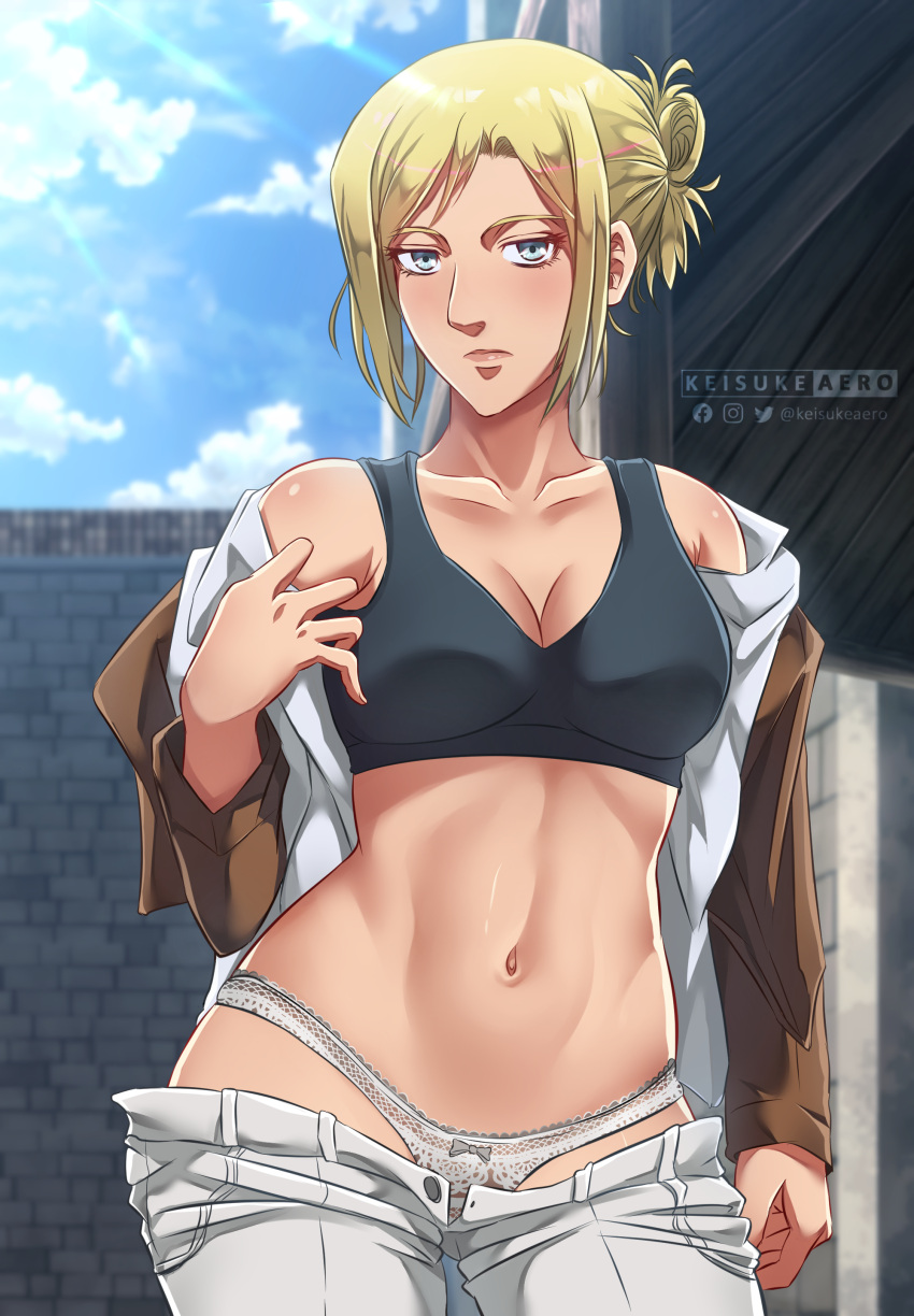 Đọc truyện hentai Tuyển Tập Eren Yeager - Chap 2. Eren x Mikasa x Annie