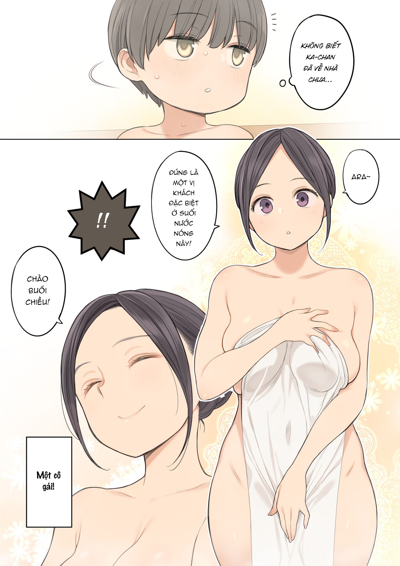 Đọc truyện hentai Câu chuyện về việc tôi đã ra nhiều thế nào với Onee-san tại suối nước nóng công cộng - Oneshot
