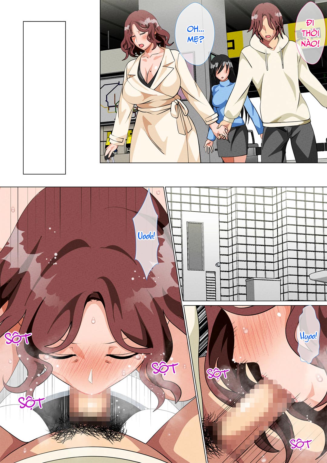 Đọc truyện hentai Mẹ ghé thăm con trai ở Tokyo - Chap 4