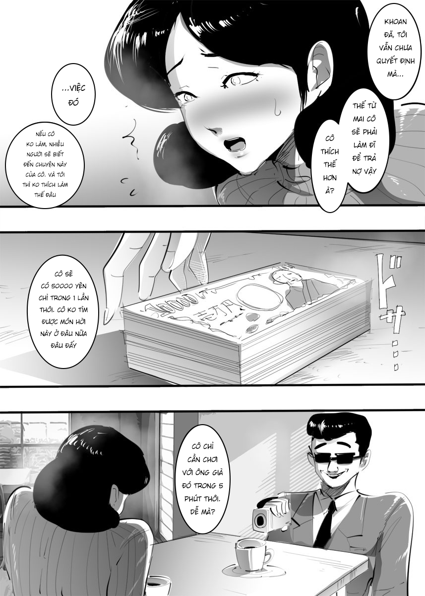 Đọc truyện hentai Một người phụ nữ đã có chồng phải làm tình với lão già vô gia cư để trang trải nợ nần - Oneshot