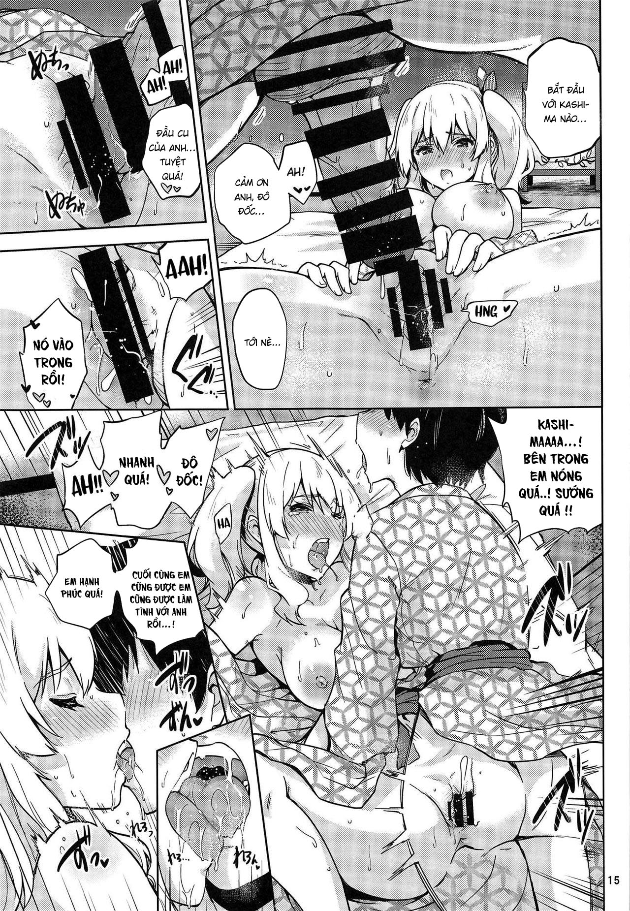 Đọc truyện hentai Kashima và Hamakaze ở suối nước nóng - Oneshot