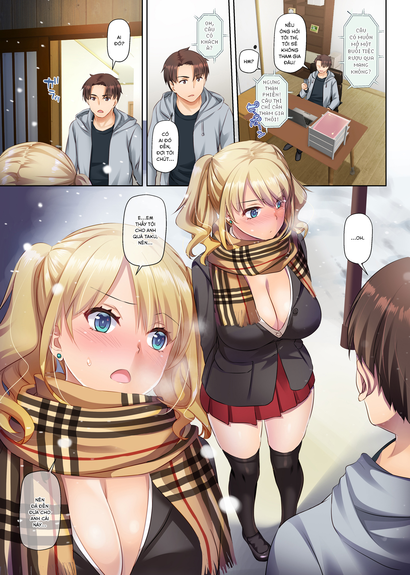 Đọc truyện hentai Inaka no Deaikei Gal wa Kyonyuu Shojo!? - Oneshot [Full Color]