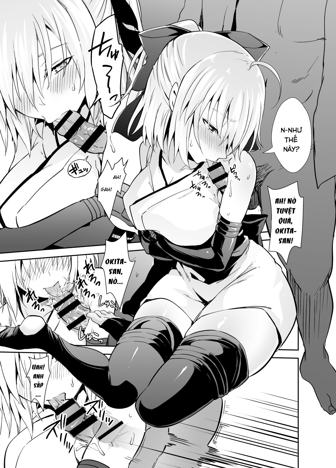 Đọc truyện hentai Okita-san to Sex Oneshot