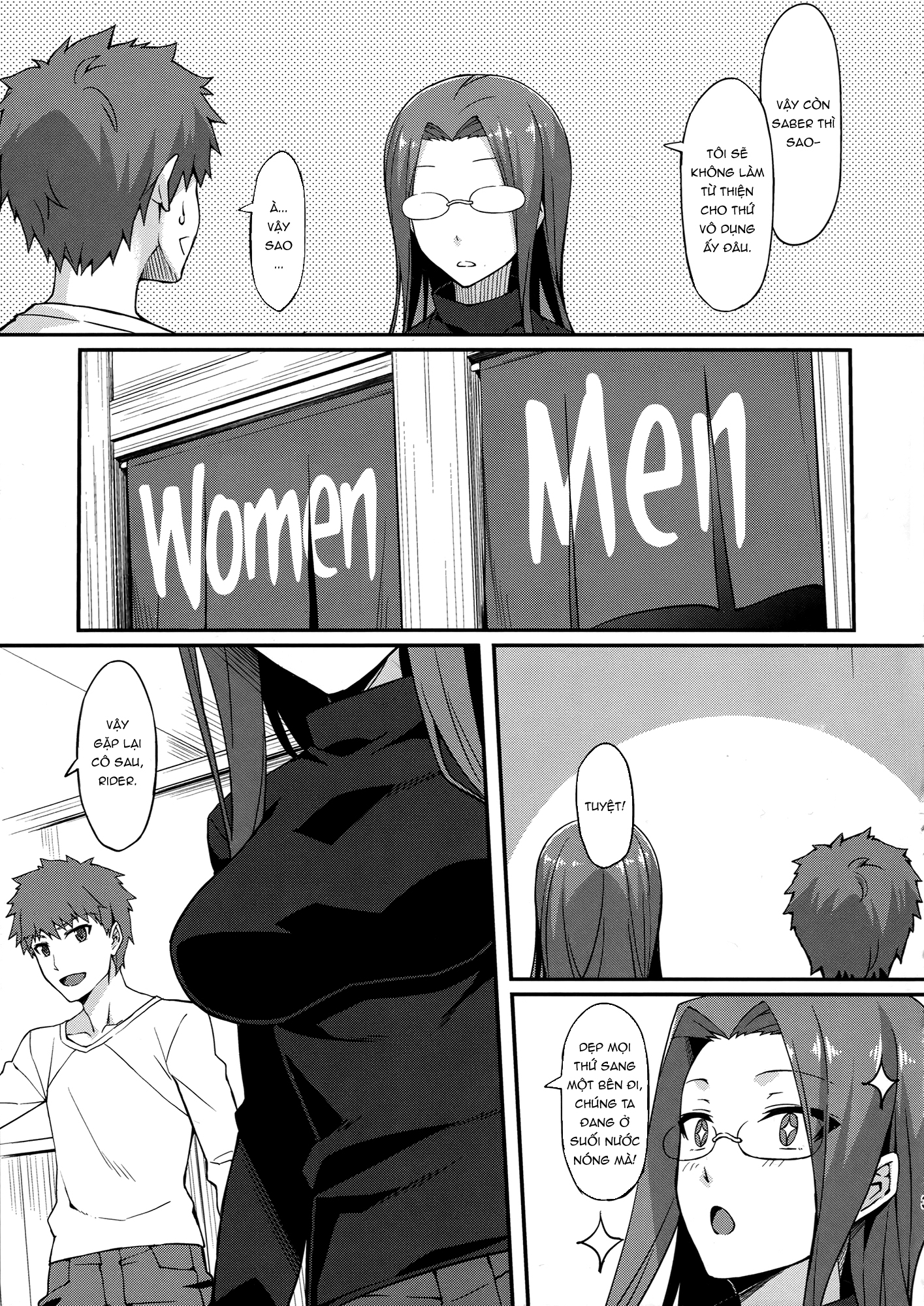Đọc truyện hentai Suối nước nóng cùng Rider-san - Oneshot