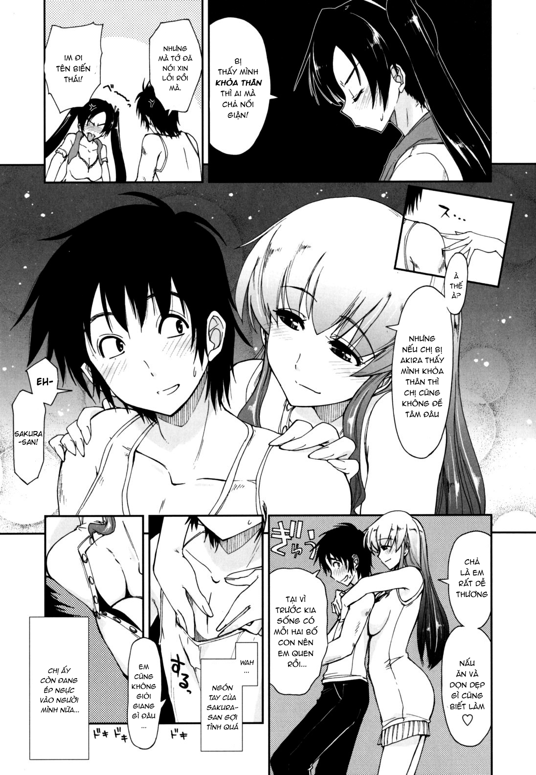 Đọc truyện hentai Sống chung cùng 3 chị em [Không Che] - Chap 1