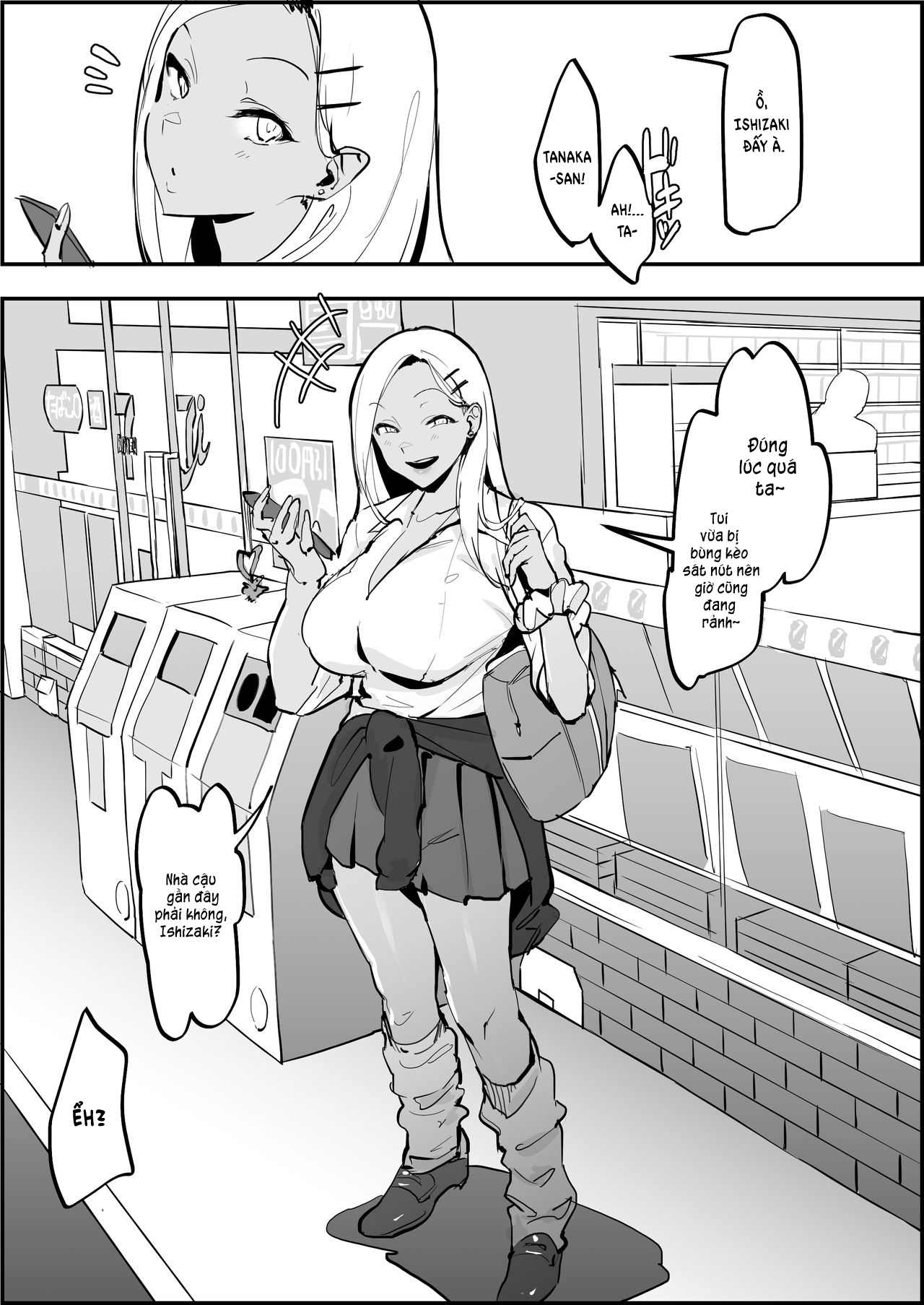 Đọc truyện hentai Nàng Gyaru không mời mà đến - Oneshot