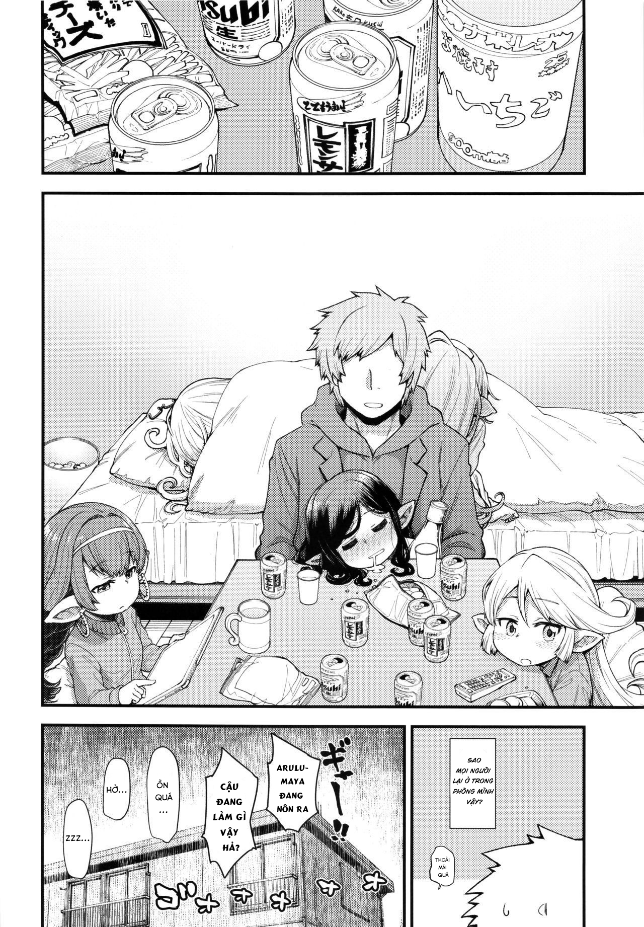 Đọc truyện hentai Gen Paro Harvin Harem Apart Taifuu Hen - Oneshot