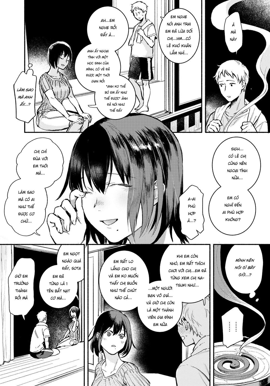 Đọc truyện hentai Kì nghỉ hè cùng chị dâu - Oneshot