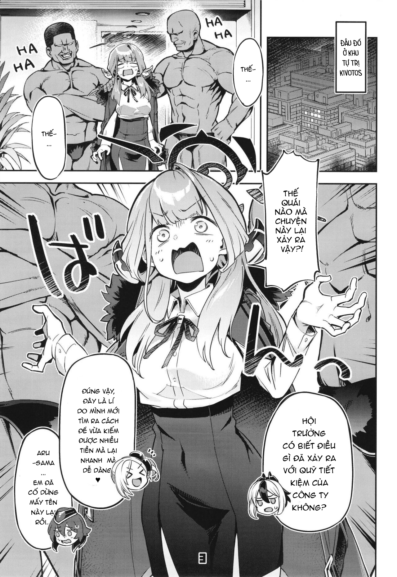 Đọc truyện hentai Aru-Chan hết tiền và trước khi cô ấy nhận ra, cô ấy đã bị vây quanh bởi mấy tên Dirty Old Man (Blue Archive) - Oneshot