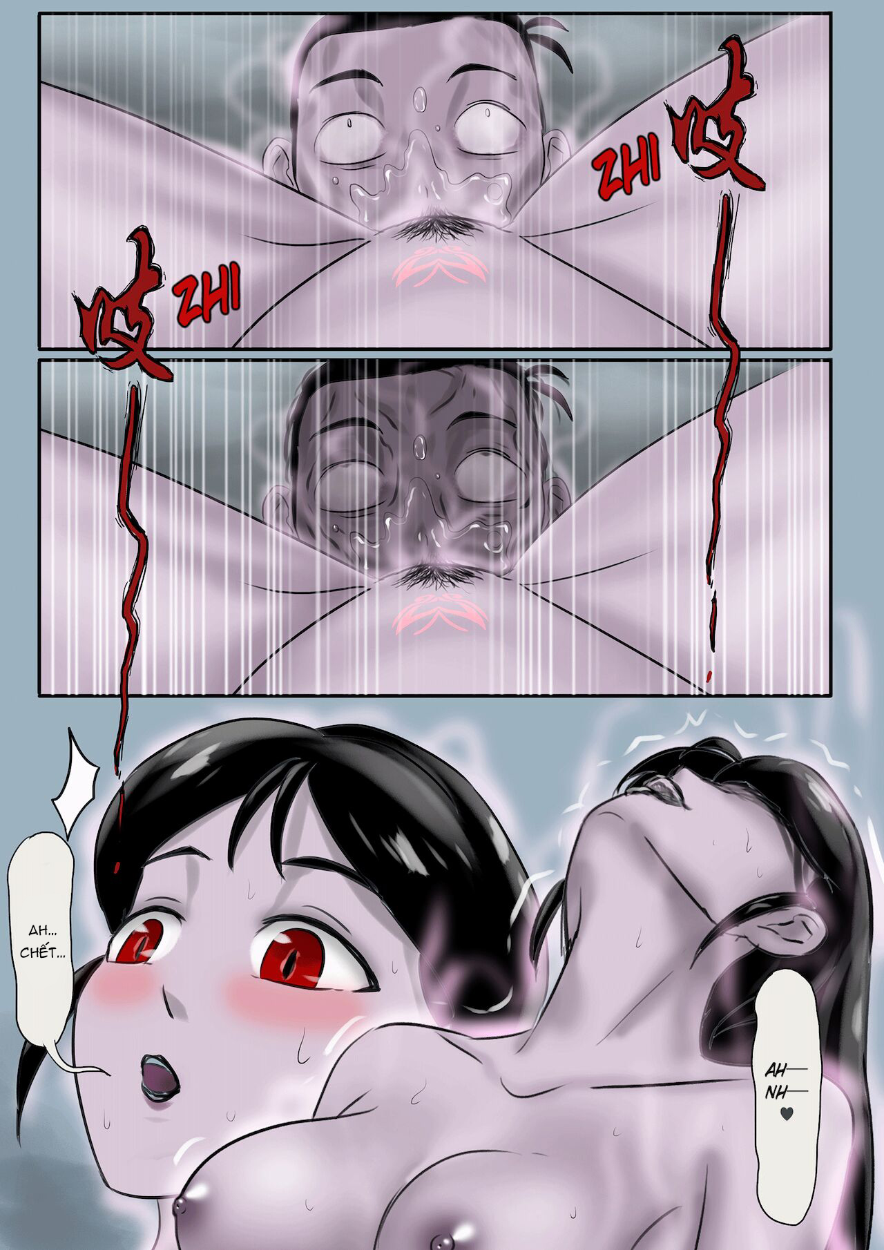 Đọc truyện hentai Ma nữ thức tỉnh - Chap 3 - Goá phụ về làng