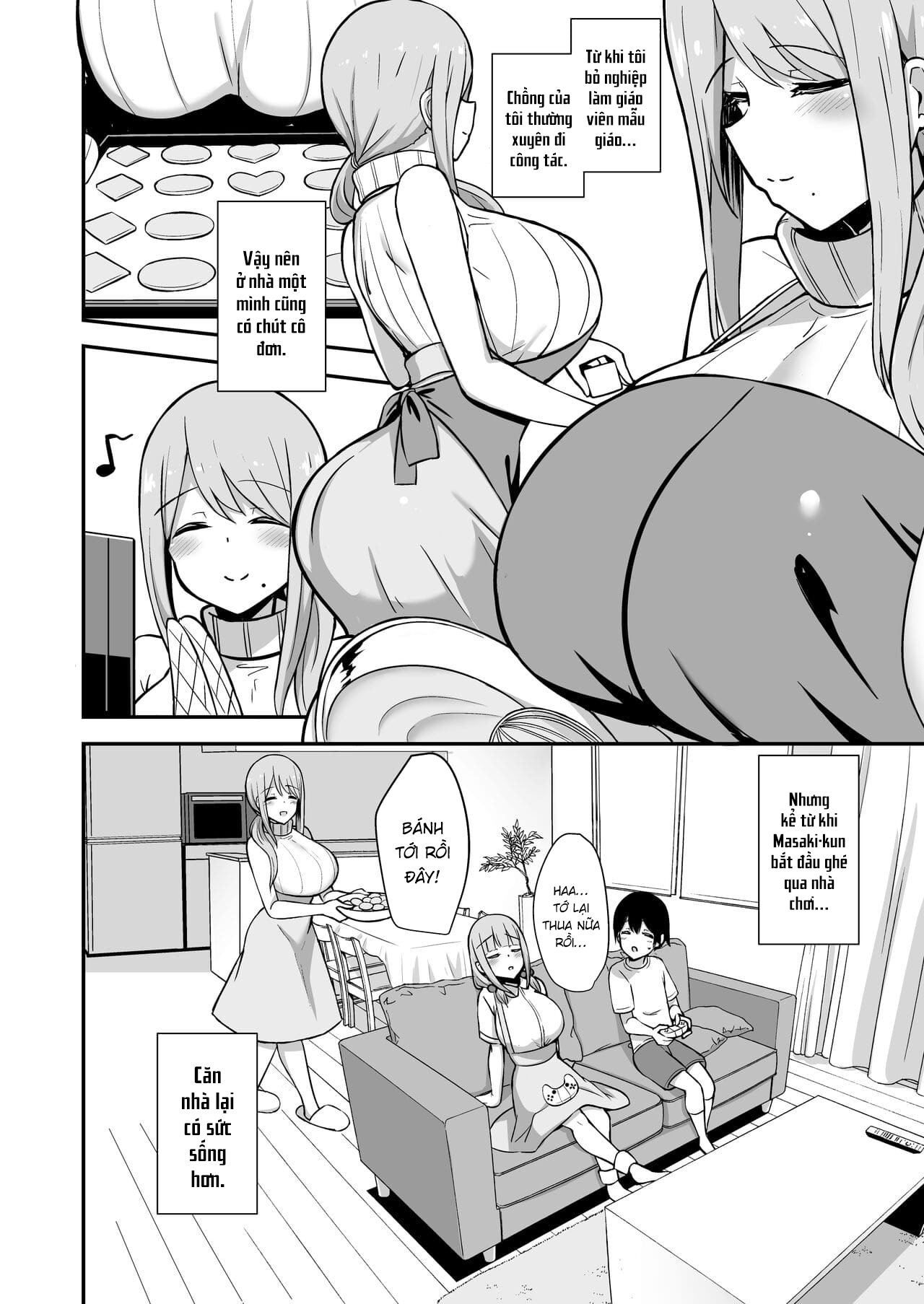 Đọc truyện hentai Ara-ara Mama to Seikou - Oneshot