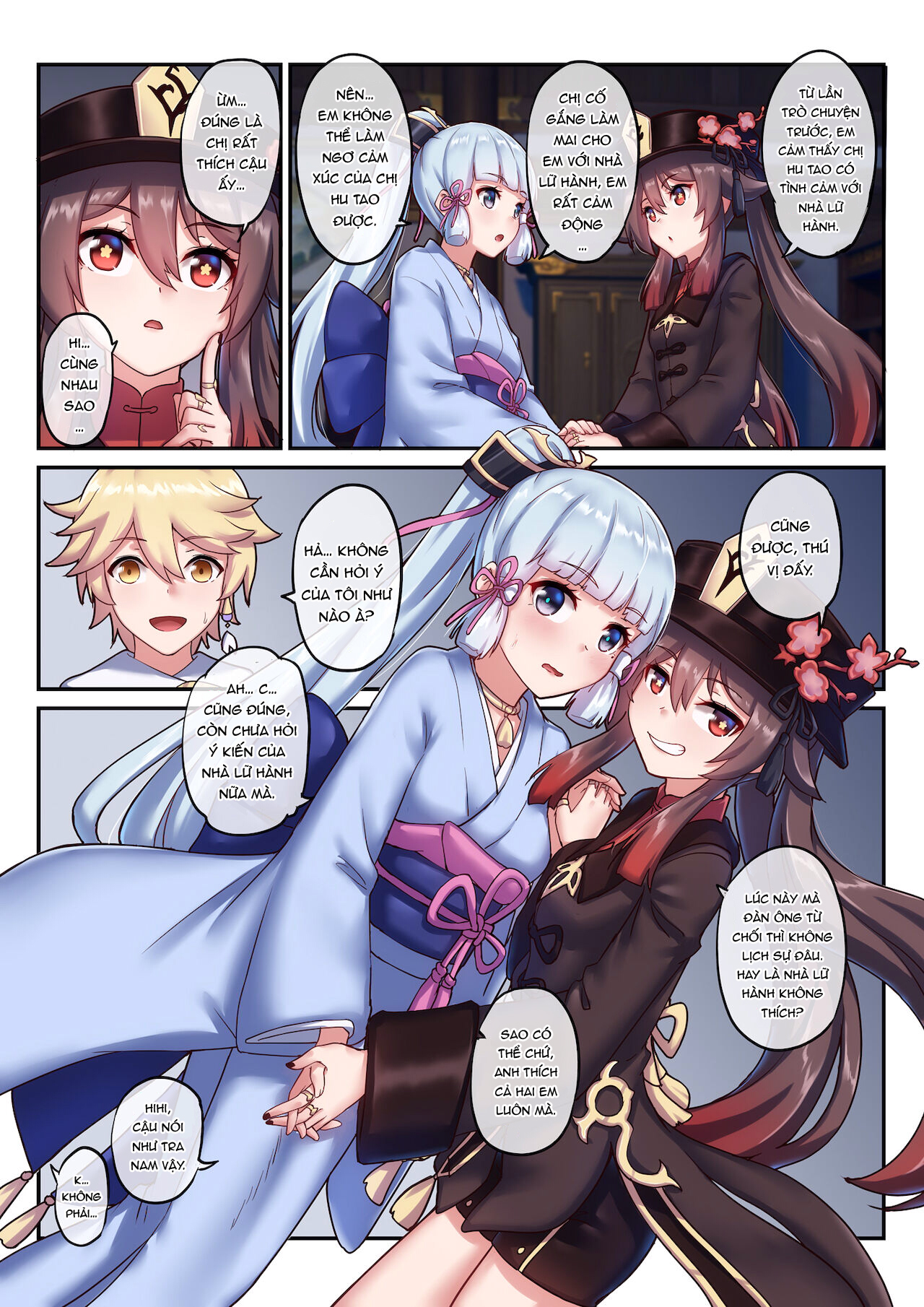 Đọc truyện hentai Hutao & Kamisato Ayaka - Oneshot màu [Không che]