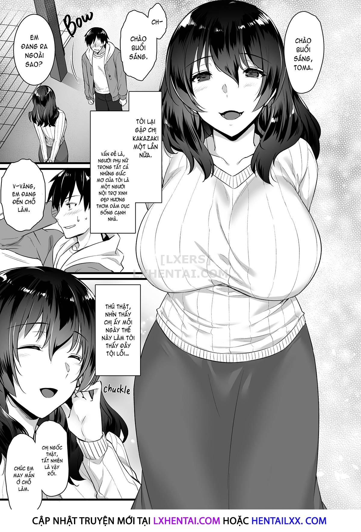 Đọc truyện hentai The Wife Next Door is a Succubus - Oneshot