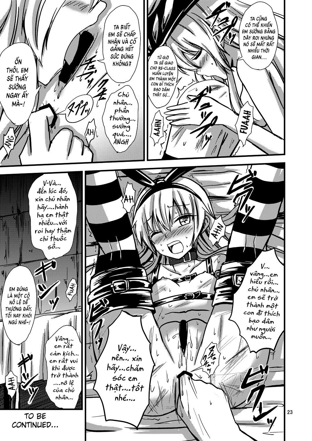 Đọc truyện hentai Kuubo Wo-Kyuu-chan no Shimakaze Yuri Dorei Choukyou~Senkan Re-Kyuu no Shucchou SM Choukyou Hen~ - Oneshot