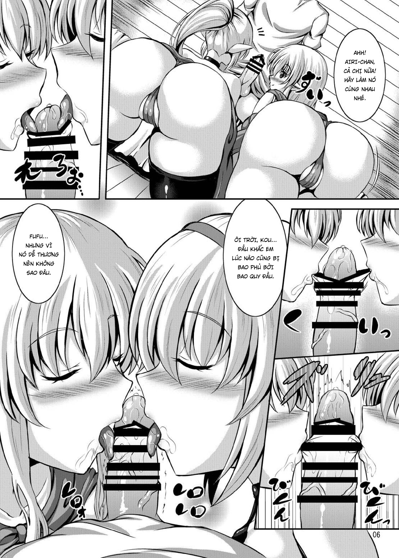 Đọc truyện hentai Tôi và những chị gái ở thế giới song song - Oneshot