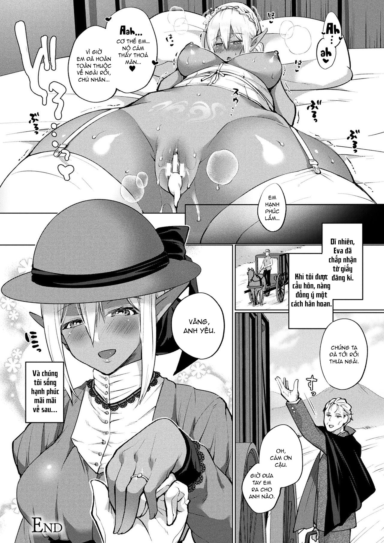 Đọc truyện hentai Chuyện tình của nàng Dark Elf - Oneshot
