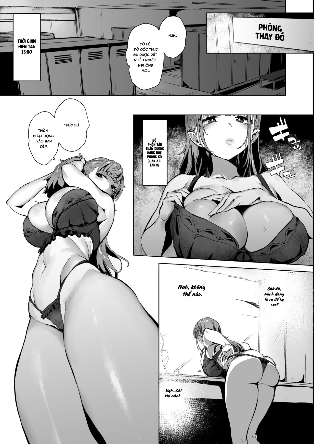 Đọc truyện hentai Gyakushuu! Yakimochi Musume Atlanta Juujun Gohoushi H Teitoku-san Rouraku Sakusen - Oneshot