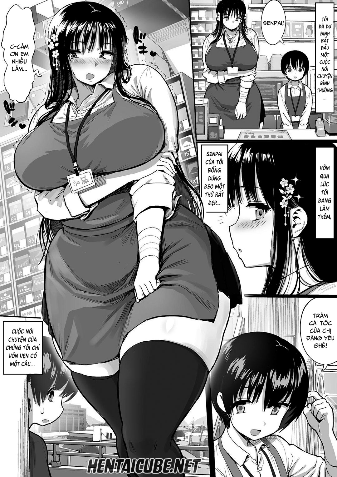 Đọc truyện hentai A Story About Being Reverse Raped by the Senpai From My Part Time Job Who Hardly Talks - Oneshot