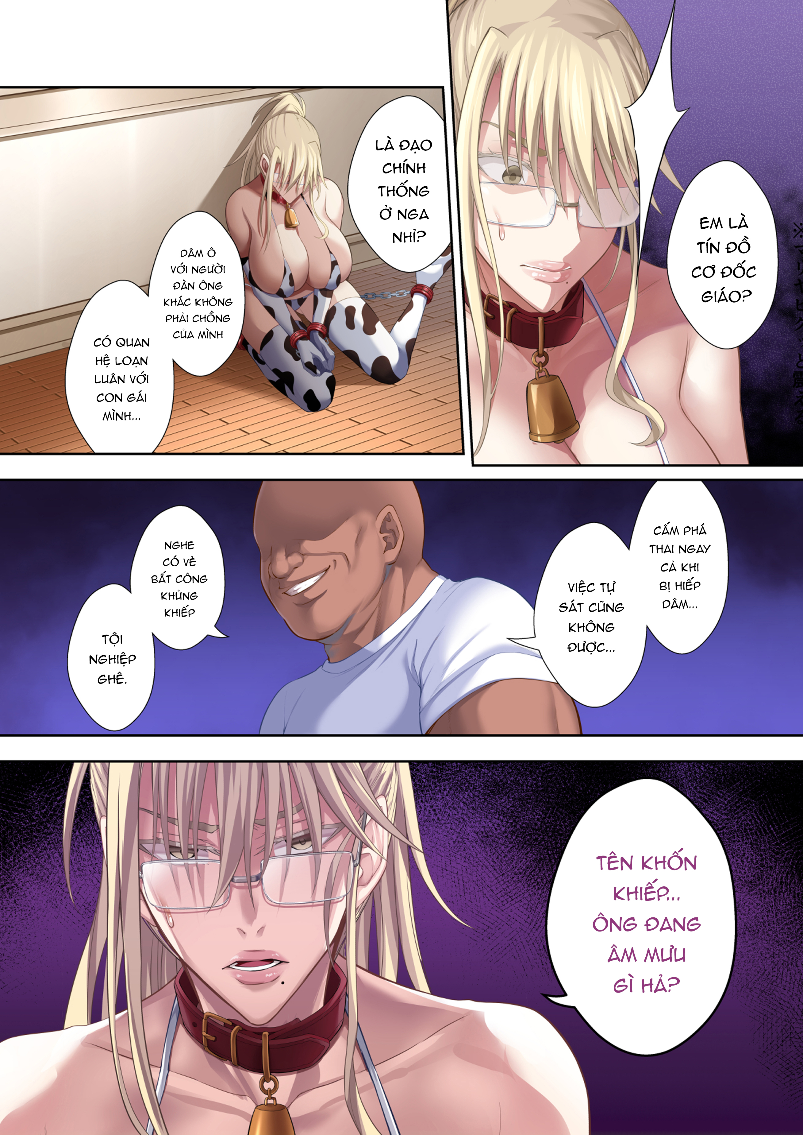 Đọc truyện hentai (Ijima Yuu) Kinpatsu Bakunyuu No Russia Hitoduma Gakuenchou Koudou Maria Ga Ochirumade [Part 3] - Chapter 02