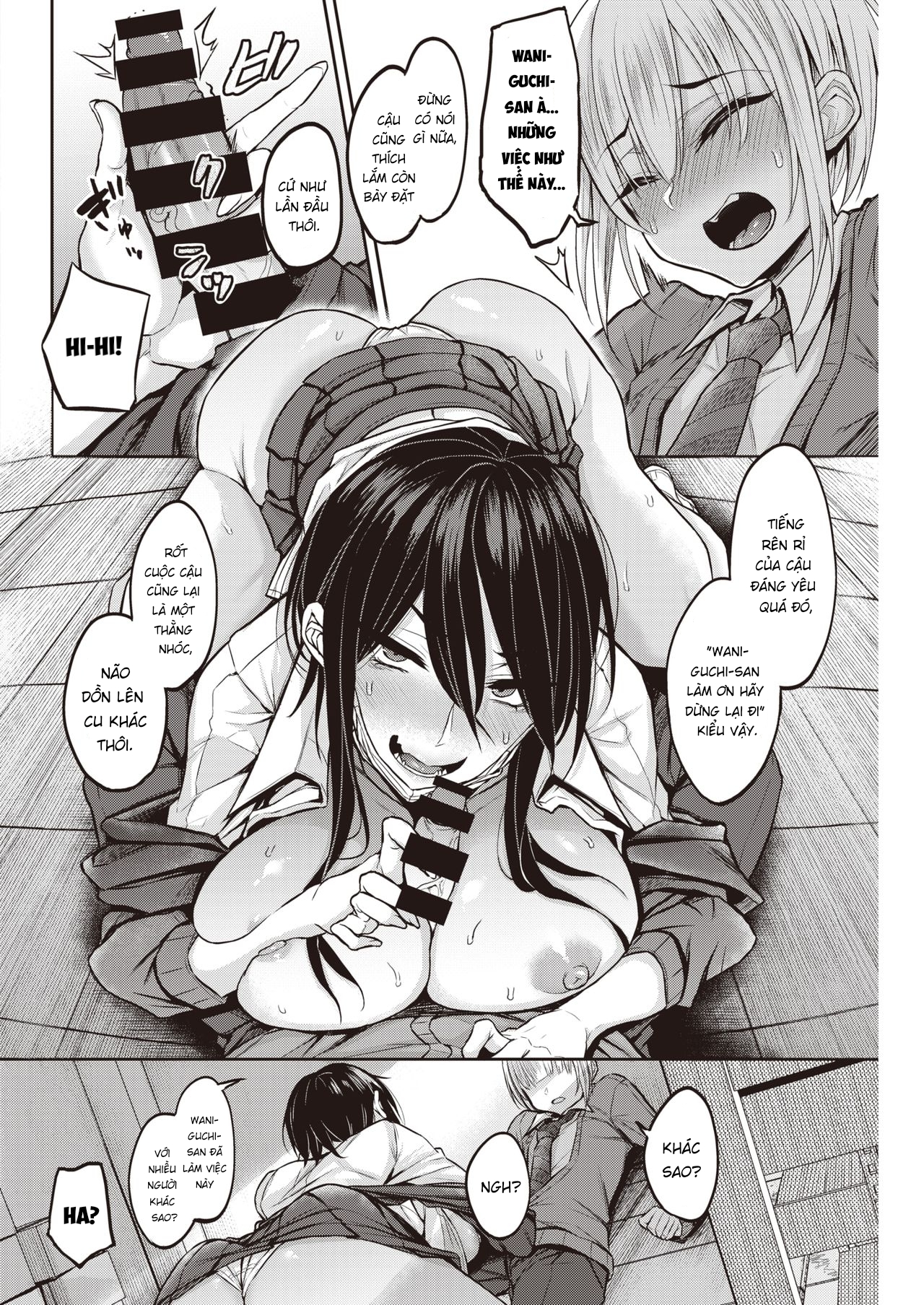 Đọc truyện hentai Waniguchi-san biến thái! - Oneshot - Có che