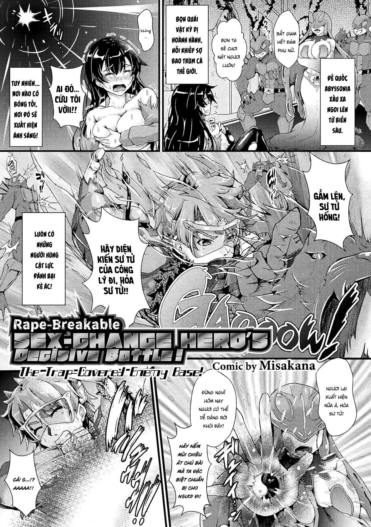 Đọc truyện hentai Bẻ gãy ý chí của nữ anh hùng - Oneshot