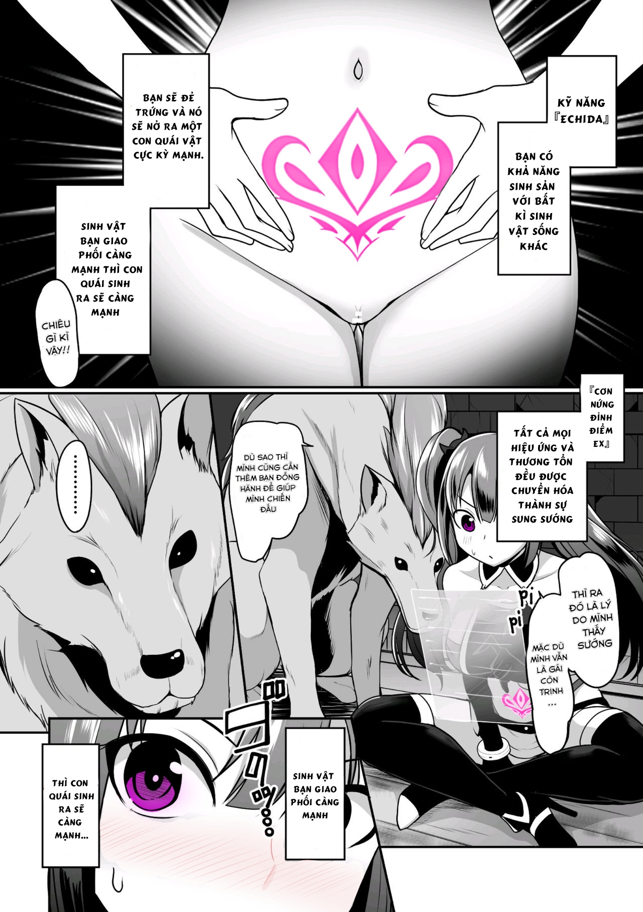 Đọc truyện hentai Chuyển sinh vào thế giới khác với kĩ năng đụ nhau đẻ quái vật - Oneshot ngọt