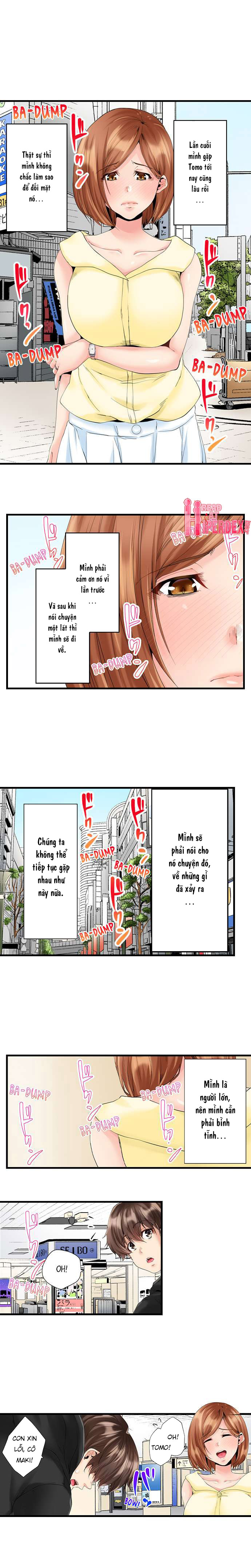 Đọc truyện hentai NTR Cô Hàng Xóm Ngay Trong Phòng Của Chồng Cô Ấy - Chapter 4